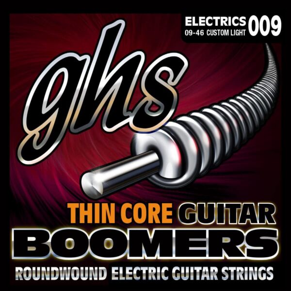 GHS Thin Core Boomers Electric Strings, Custom Light 09-46