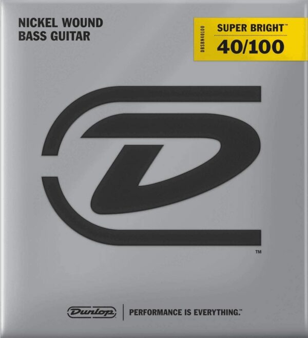 Jim Dunlop Super Bright Nickel Bass Strings 40-100