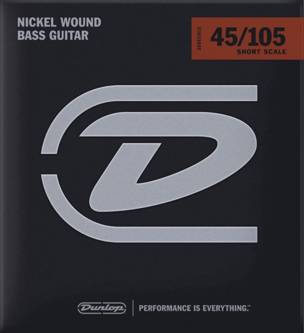 Jim Dunlop Nickel Wound Short Scale Bass Strings 45-105