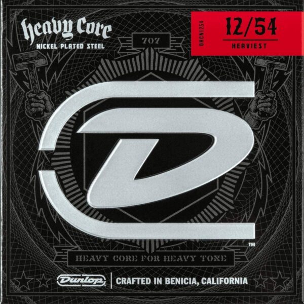 Jim Dunlop Heaviest Core Electric Strings 12-54 (6-Pack)