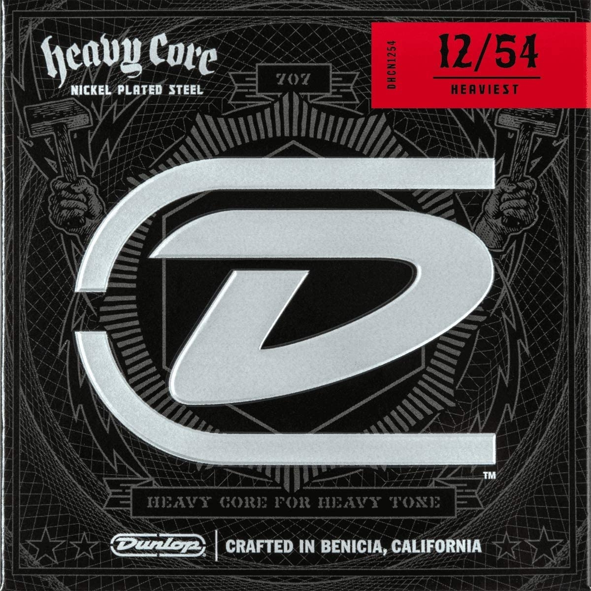 Jim Dunlop Heaviest Core Electric Strings 12-54 (6-Pack)