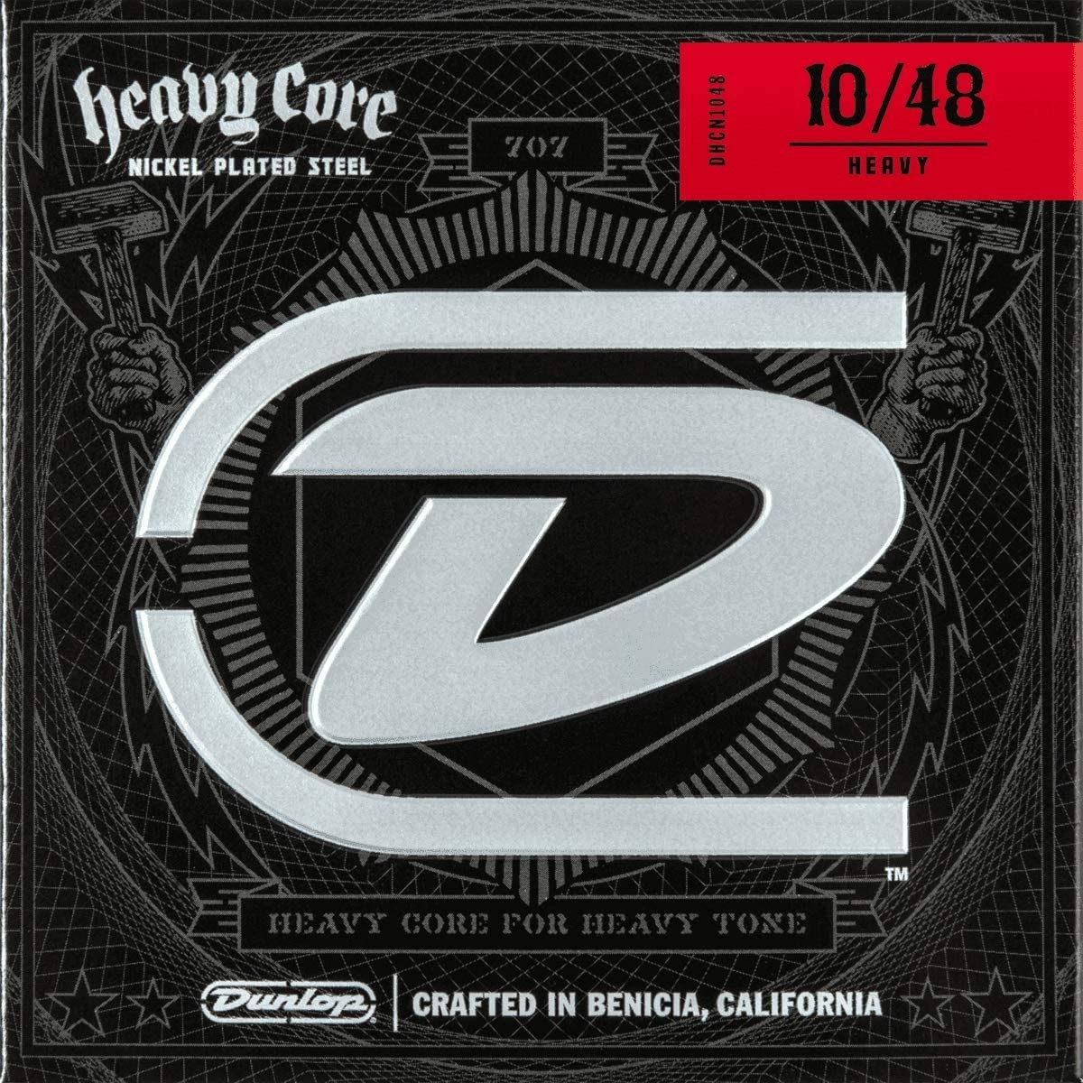 Jim Dunlop Heavy Core Electric Strings 10-48 (6-Pack)
