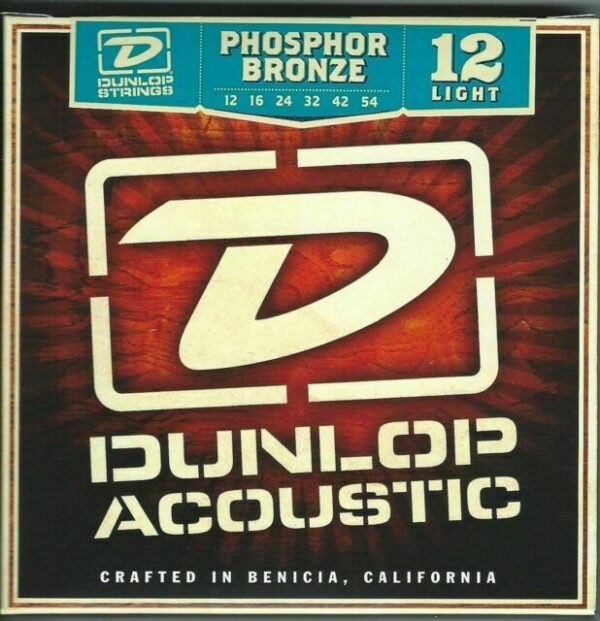 Jim Dunlop Phosphor Bronze Acoustic Strings - Light