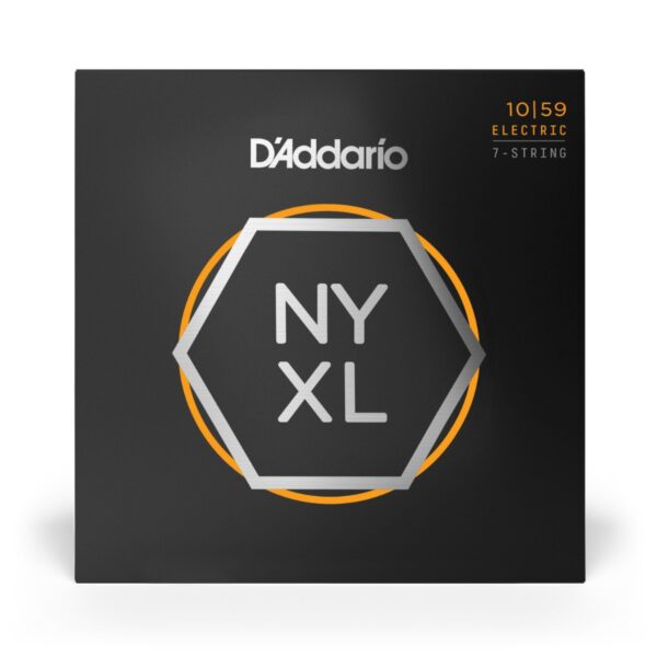 D'Addario NYXL1059 7-String Nickel Wound Set, 10-59