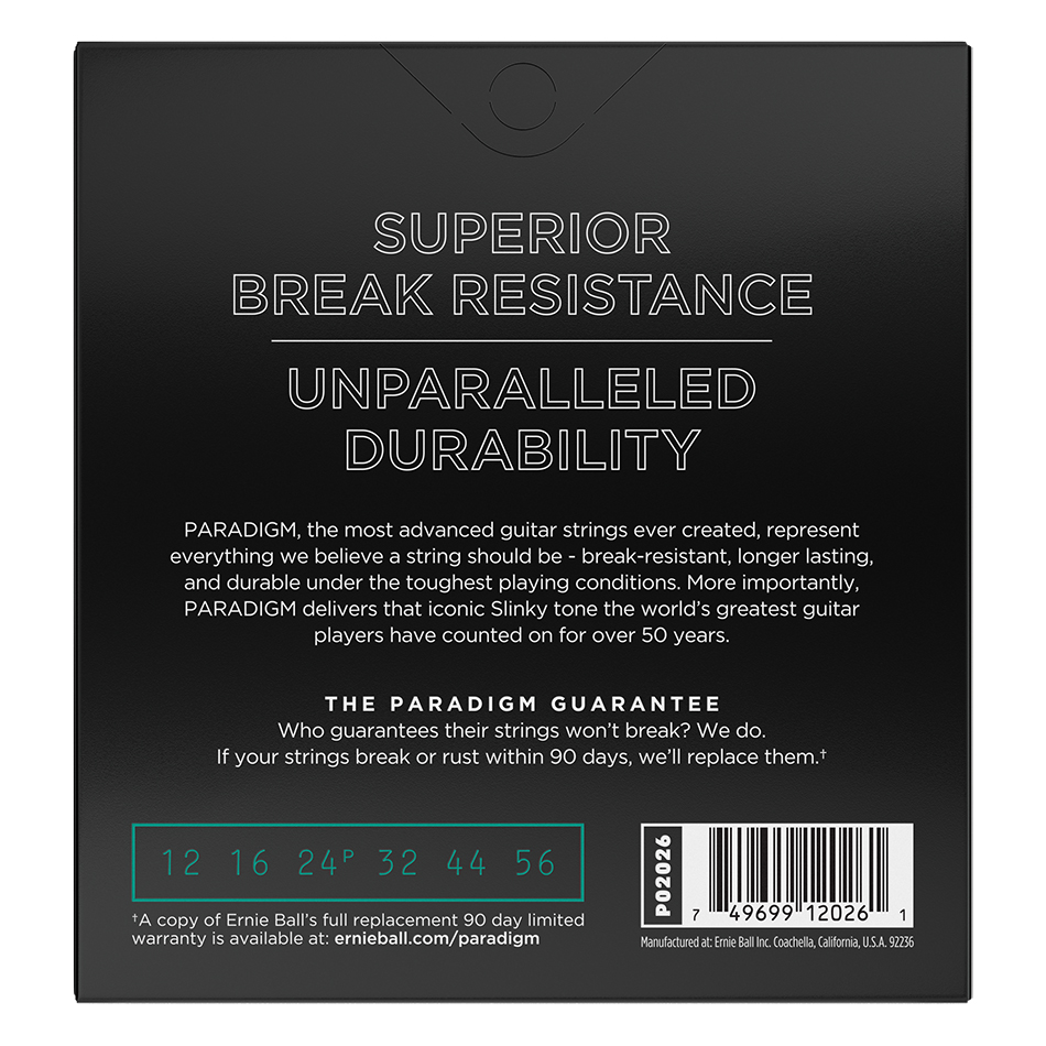 Ernie Ball Paradigm Not Even Slinky 12-56 Electric Strings - Image 3