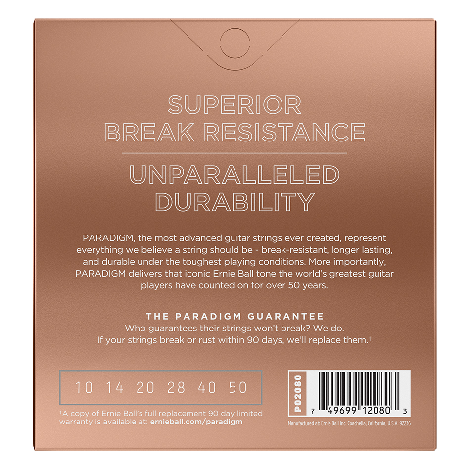 Ernie Ball Paradigm 2080 Phosphor Bronze 10-50 - Image 3