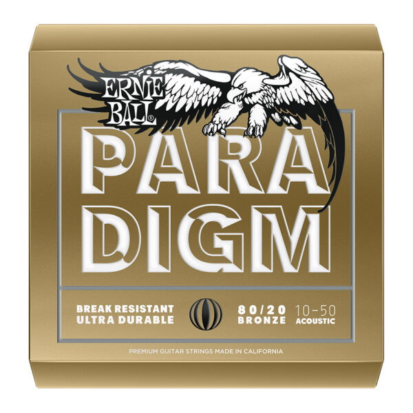 Ernie Ball Paradigm 2090 80/20 Bronze Acoustic Strings 10-50