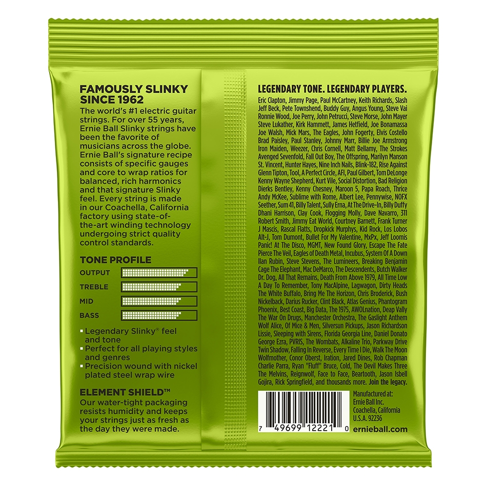 Ernie Ball Regular Slinky Nickel Wound Electric Strings 12-Pack (2221) - Image 3