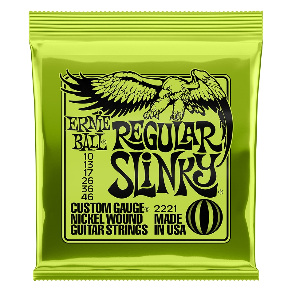 Ernie Ball Regular Slinky Nickel Wound Electric Strings 12-Pack (2221) - Image 2
