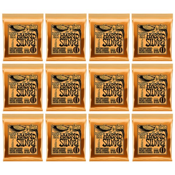 Ernie Ball Hybrid Slinky Nickel Electric Strings 12-Pack