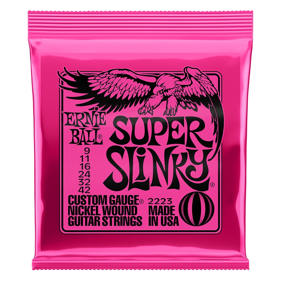Ernie Ball Super Slinky Nickel Electric Strings, 12-Pack - Image 2