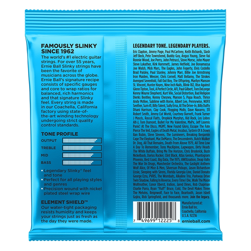 Ernie Ball Extra Slinky Nickel Electric Strings 3-Pack - Image 3