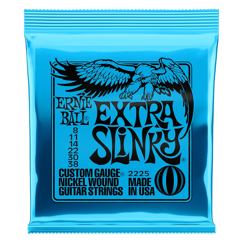 Ernie Ball Extra Slinky Nickel Wound Electric Strings (2225)