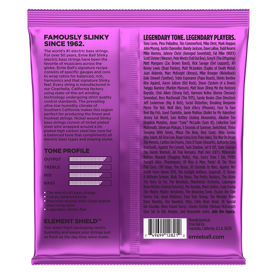 Ernie Ball Power Slinky 5-String Nickel Bass Strings 2821 - Image 2