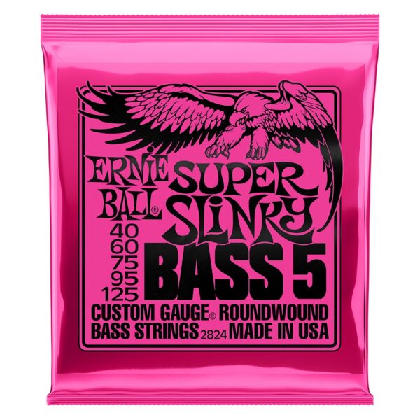 Ernie Ball Super Slinky Nickel Wound 5-String Bass Set 2824
