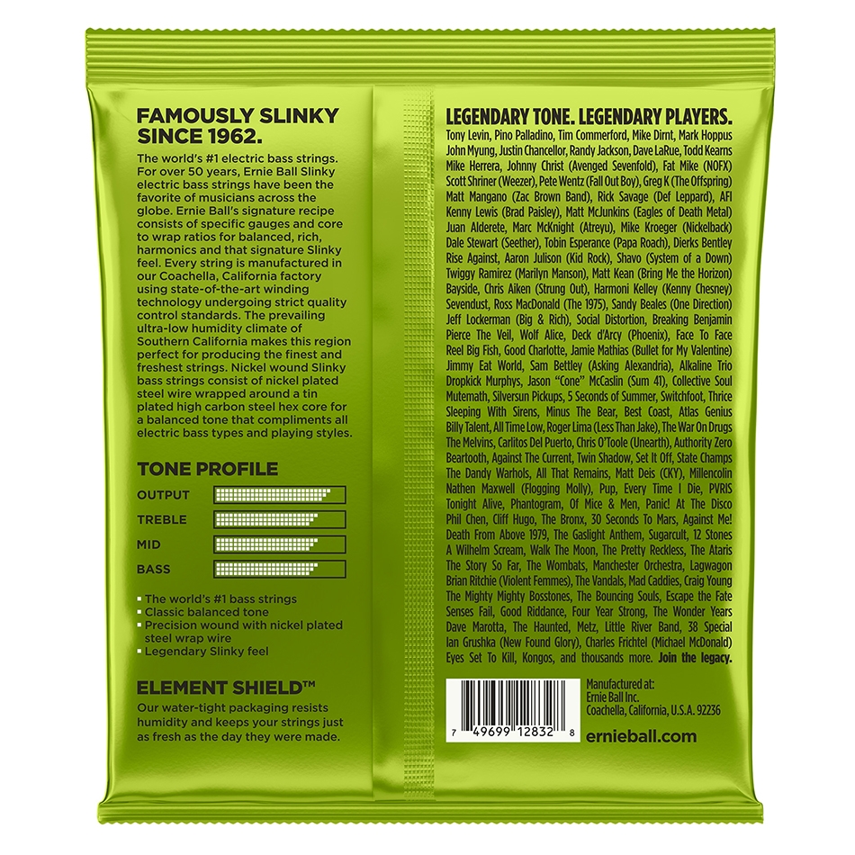 Ernie Ball Regular Slinky Nickel Bass Strings 2832 - Image 2