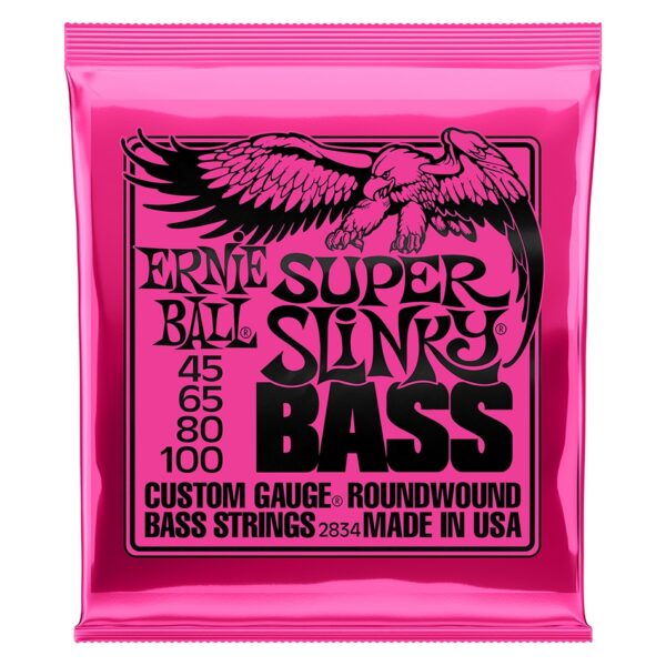 Ernie Ball Super Slinky Nickel Wound Bass Strings 2834