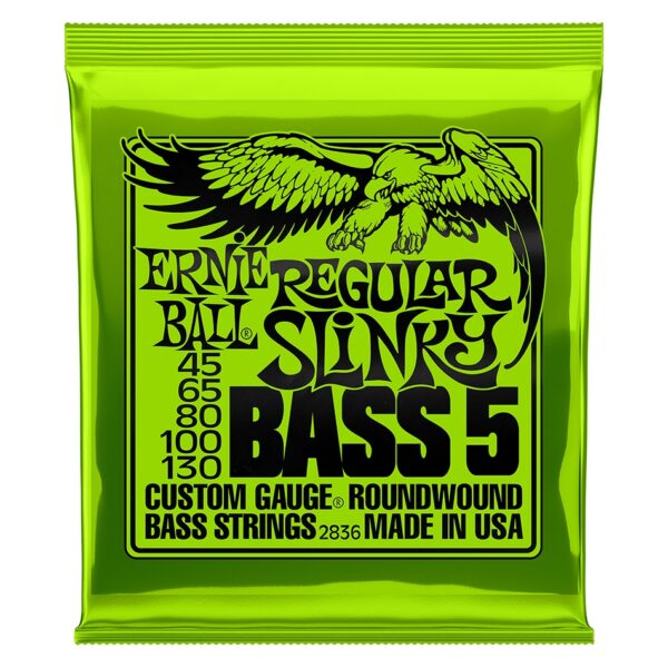 Ernie Ball 2836 Regular Slinky Nickel 5-String Bass Set