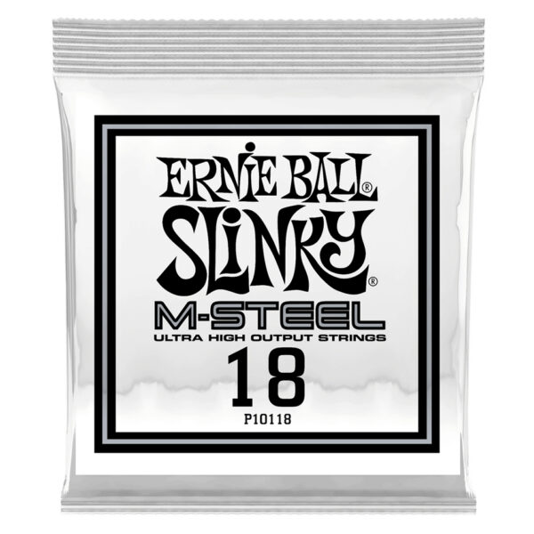 Ernie Ball .018 RPS M-Steel Single Electric Guitar String