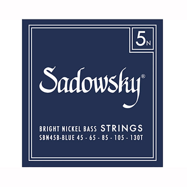 Sadowsky Blue Label 5-String Bass Set 45-130T Nickel