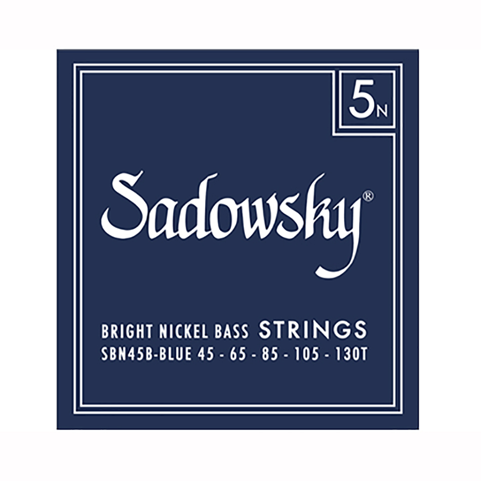 Sadowsky Blue Label 5-String Bass Set 45-130T Nickel