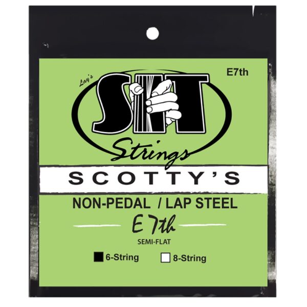 SIT Non-Pedal Lap Steel Strings, Semi Flat, 6-String Set