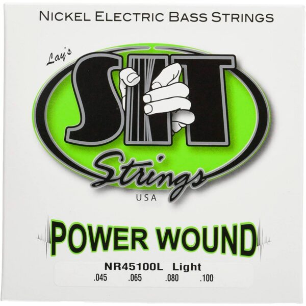 SIT Power Wound Bass Strings - Light, Nickel, Long Scale