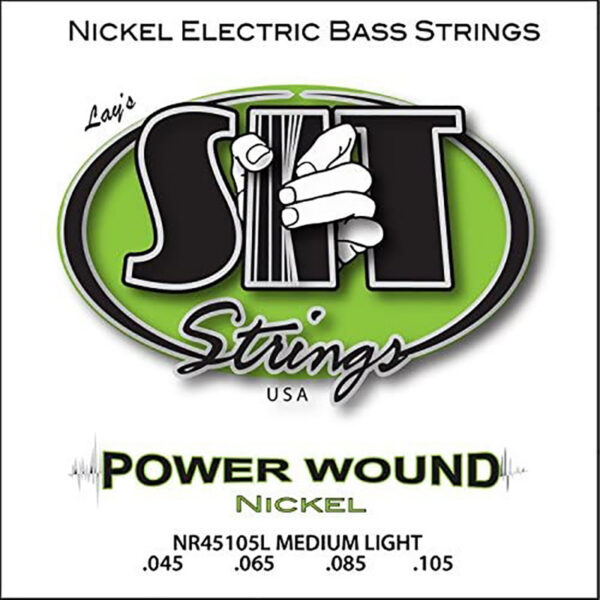 SIT Power Wound Bass Strings - Long Med Light Nickel