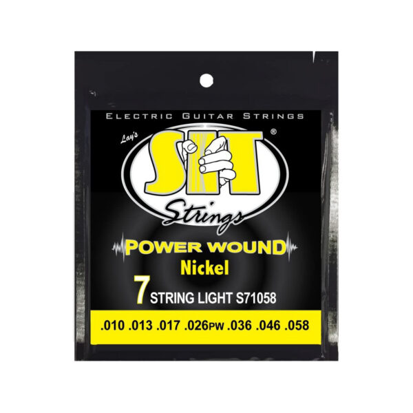 SIT Power Wound Nickel Electric Strings, 7-String Medium
