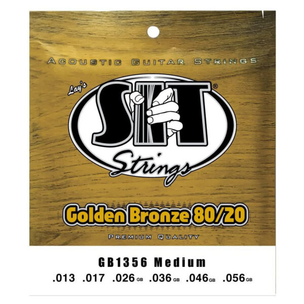 SIT GB1356 Golden Bronze 80/20 Acoustic, Medium