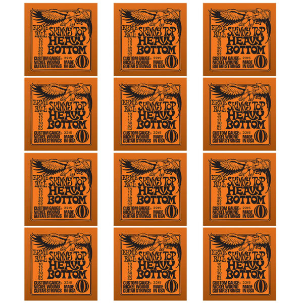 Ernie Ball 2215 Skinny Top Heavy Bottom Slinky - 12 Pack