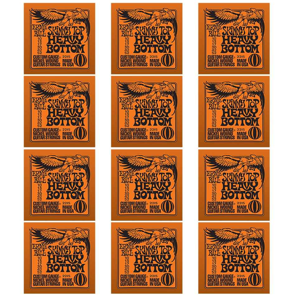Ernie Ball 2215 Skinny Top Heavy Bottom Slinky - 12 Pack