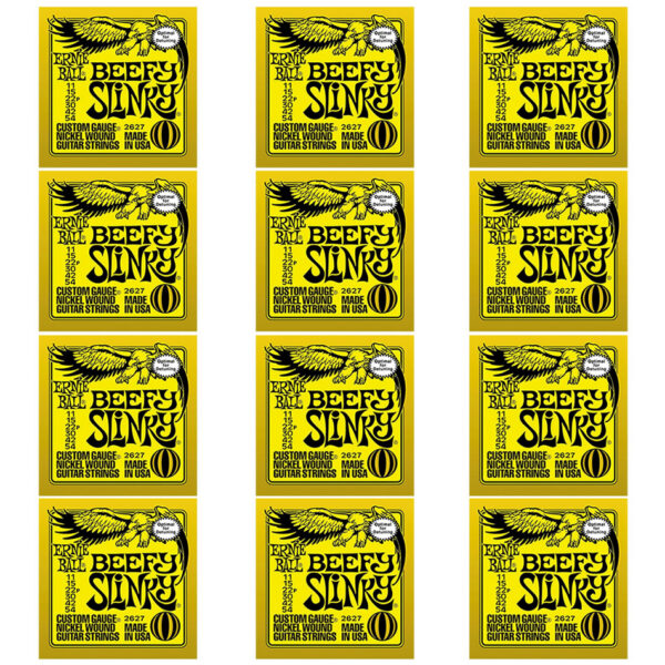 Ernie Ball Beefy Slinky Nickel Electric Strings 12-Pack