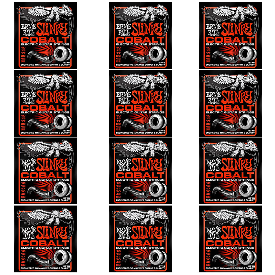Ernie Ball Cobalt Skinny Top Heavy Bottom Slinky (2715) 12-Pack