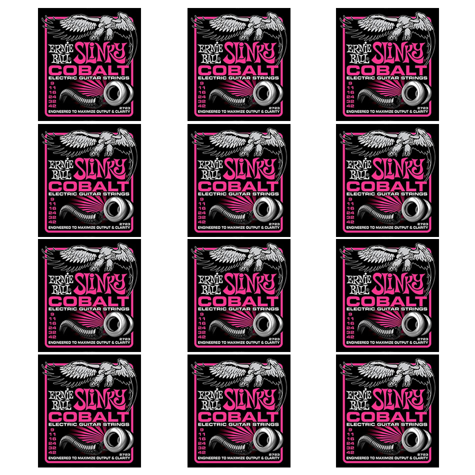 Ernie Ball Cobalt Super Slinky Electric Strings 12-Pack