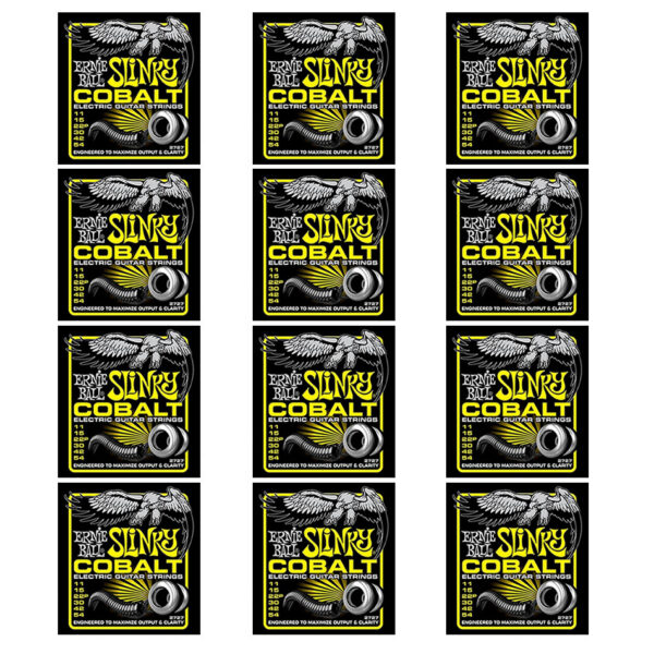 Ernie Ball Cobalt Beefy Slinky Electric Strings 12-Pack